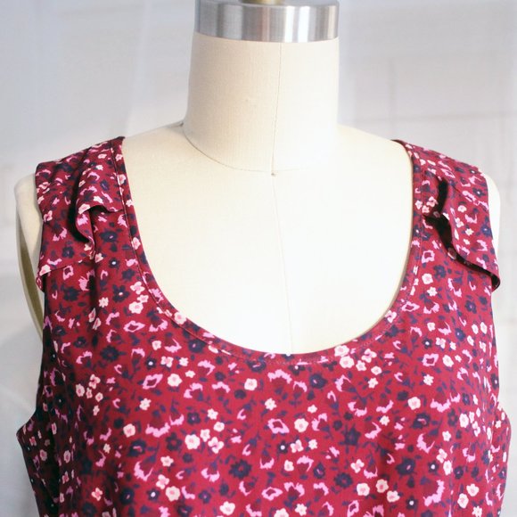 Flower pattern adjustable waist summer dress - Picture 2 of 8